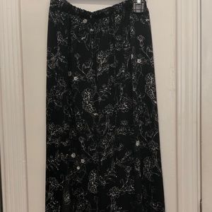 Forever 21 Floral Print Maxi Skirt